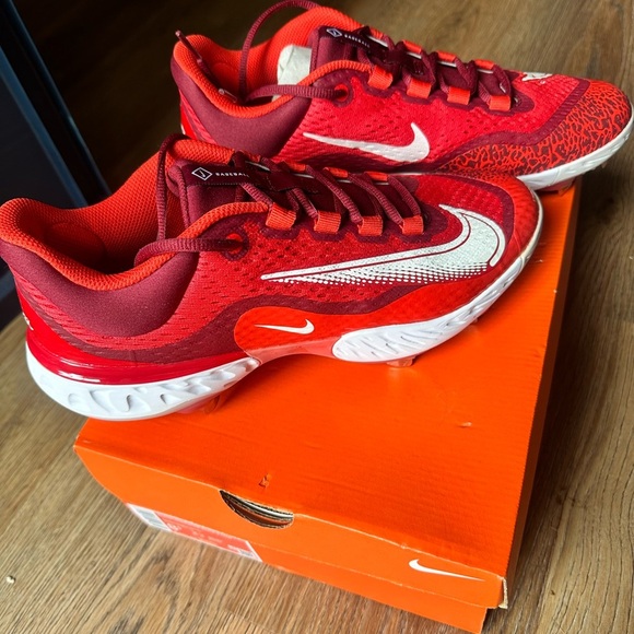 Nike mens Alpha Huarache Elite 4 baseball cleats, new in box - Picture 3 of 5